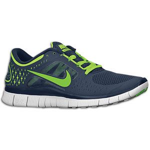 Nike Free Run + 3   Mens   Running   Shoes   Lite Midnite/Electric