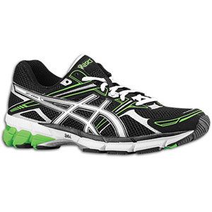 ASICS® GT 1000   Mens   Running   Shoes   Black/White/Electric Apple