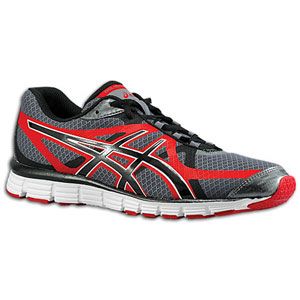 ASICS® Gel   Extreme33   Mens   Running   Shoes   Titanium/Black/Red