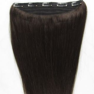 One Piece 5 Clips in Human Hair Extensions 28 70cm Hot