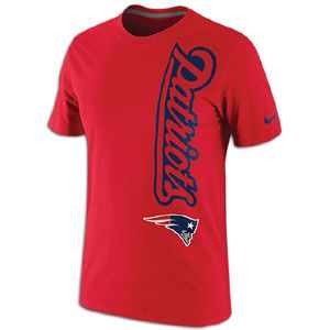 Nike NFL End Zone T Shirt   Mens   New England Patriots   University