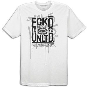 Ecko Unltd Lessons S/S T Shirt   Mens   Casual   Clothing   Bleach
