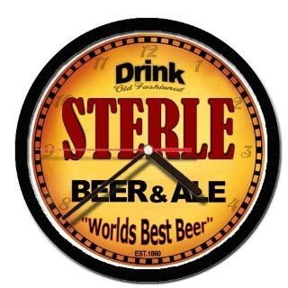 STERLE beer and ale cerveza wall clock 