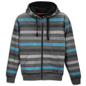 Southpole Stripe Full Zip Hoodie   Mens   Casual   Clothing