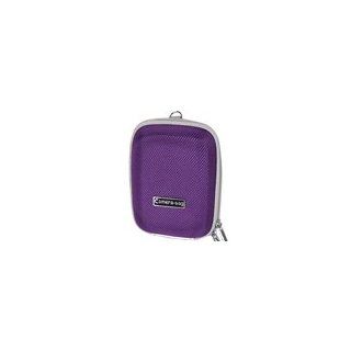 Hard Nylon Surface Digital Camera Bag (Purple) for
