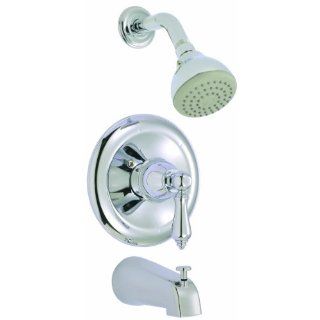 Design House 526830 Aspen Tub and Shower Faucet, Polished Chrome