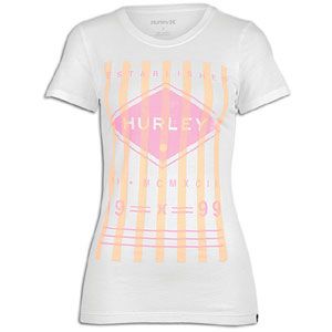 Hurley Primary Perfect Crew T Shirt   Womens   Casual   Clothing