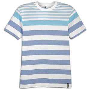 Southpole Engineered Stripe Slm Ft S/S T Shirt   Mens   Casual