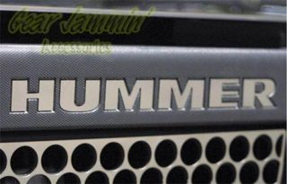 New Hummer H3 Stainless Steel Front Bumper  Hummer Letters
