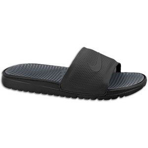 Nike Benassi Solarsoft Slide   Mens   Casual   Shoes   Black/Grey