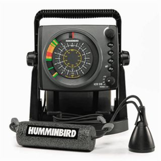 Humminbird ICE 35 Ice Fishing Flasher FREE Lk Master Paper Chart with