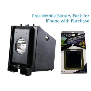 Samsung HLR5656W 120 Watt TV Lamp with Free Mobile Battery
