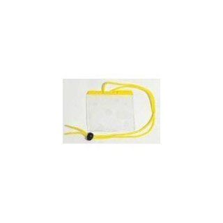 Yellow Extra Large Color Bar Badge Holders with Neck Cords