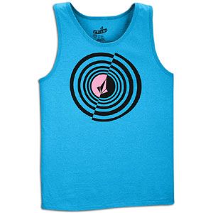 Volcom Circle Stoned Tank   Mens   Casual   Clothing   Neon/Turquoise