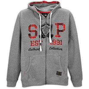 Southpole Patch Fleece Full Zip Hoodie   Mens   Casual   Clothing