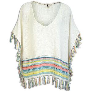 Roxy Serene Morning Loose Weave Poncho   Womens   Casual   Clothing