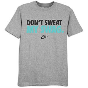 Nike Graphic T Shirt   Mens   Casual   Clothing   Grey/Black/Green