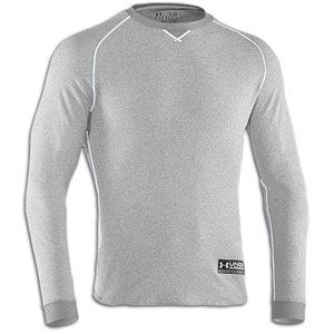 Under Armour Thermal 2.0 Crew   Mens   Training   Clothing   Silver