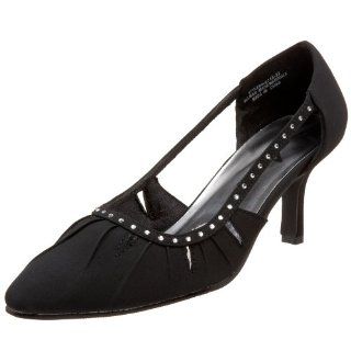 Annie Shoes Womens Elisa Pump,Black Micro,6 M US Shoes