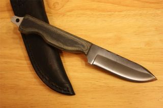 Anza Tactical Boddington File Knife Leather Sheath Made in The USA