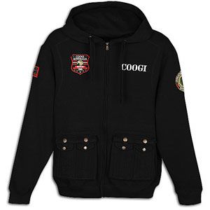 Coogi Military Pocket Hoodie   Mens   Casual   Clothing   Black