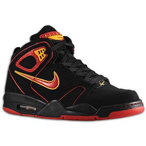 Nike Air Flight Falcon   Mens   Basketball   Shoes   Black/Varsity