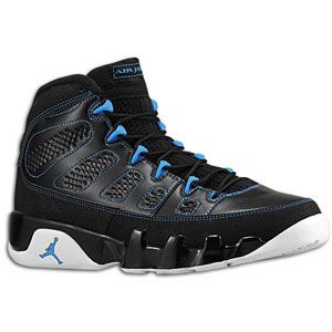 Jordan Retro 9   Mens   Basketball   Shoes   Black/White/Photo Blue