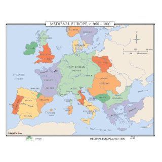 Universal Map 30311 125 Medieval Europe, C. 950  1300CE