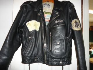 Avirex Motorcycle Biker Vintage Leather Jacket