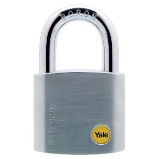 Yale Y120/50/127/1 Solid Brass Body Padlock with Boron Steel Shackle