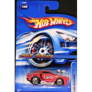  2006 Pink 1968 Mustang Die Cast Car #128 164 Scale Toys & Games