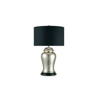 Currey and Company 6568 Wyatt   One Light Table Lamp, Silver Granello
