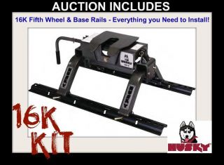 Husky 5th Wheel Hitch 16K Complete Package RV camper Hitch
