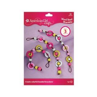 American Girl Bracelet Kit Wood Bead; 3 Items/Order Toys