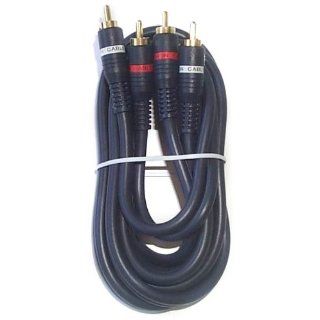 Black Point Products BA 134 Gold 2 RCA Python Cable, 6