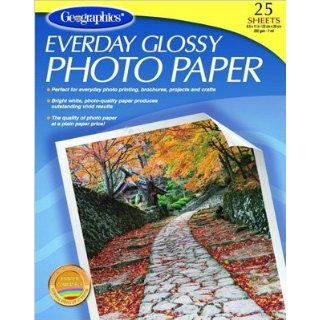  Glossy Photo Paper, 8.5x11, 135 lb, 25/pack