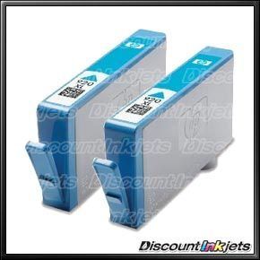 2pk Genuine HP 920XL CD972AN HY Cyan ink cartridge Officejet 6500
