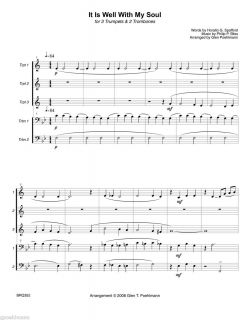 hymn arrangements for BRASS (solo/duo/ensemble). sheet music. FREE