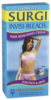Surgi Invisi Bleach Hair Bleaching Cream Face Arms