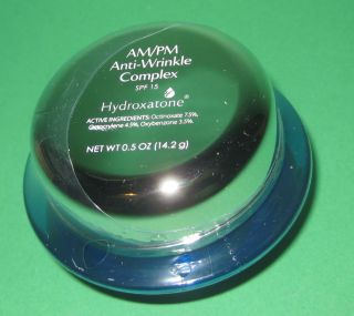 Hydroxatone Am PM SPF 15 Anti Wrinkle Complex 0 5oz