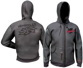 Hyperflex PLAYA Hz Neoprene Wetsuit Jacket Black Red Kiteboarding