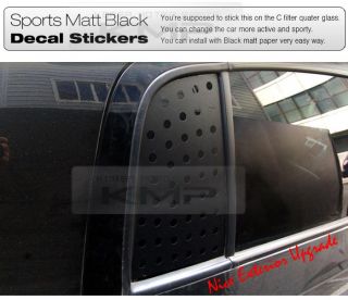  Mask Matt Black Decal Stickers 2006 2010 Hyundai Getz Click