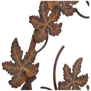 Adorn a bare wall with the loveliness that is this metal maple leaf