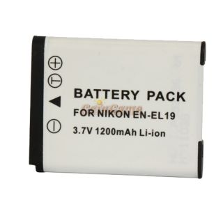New En EL19 ENEL19 Li ion Battery for Nikon Coolpix S4150 S4300 S3300