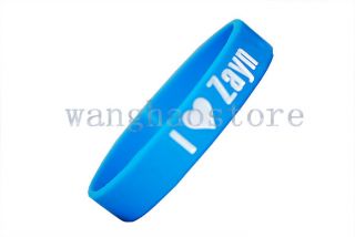 UK 1 D One Direction Rubber Silicon Wrist Band Bracelet I Love 1D Fans