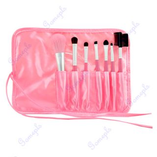 7pcs Natural Makeup Brush Cosmetic Brushes Set Kit for Daily Beauty