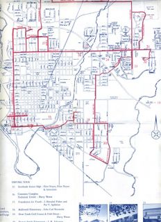  to Columbus Indiana Brochure Map I M Pei Saarinen Girard 1970S