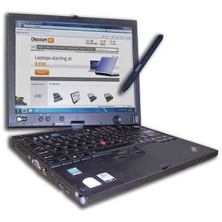 IBM Lenovo ThinkPad X61 Tablet PC C2D L7500 1 6GHz 2GB 160GB Win 7 32