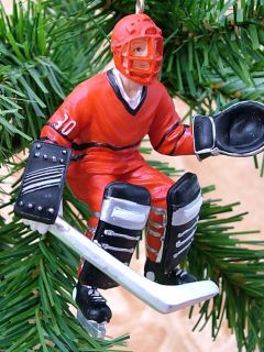 New Ice Hockey Goalie Player Equipment Christmas Ornament