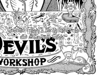 Idle Hands Devil Workshop Victorian Lowbrow Poster